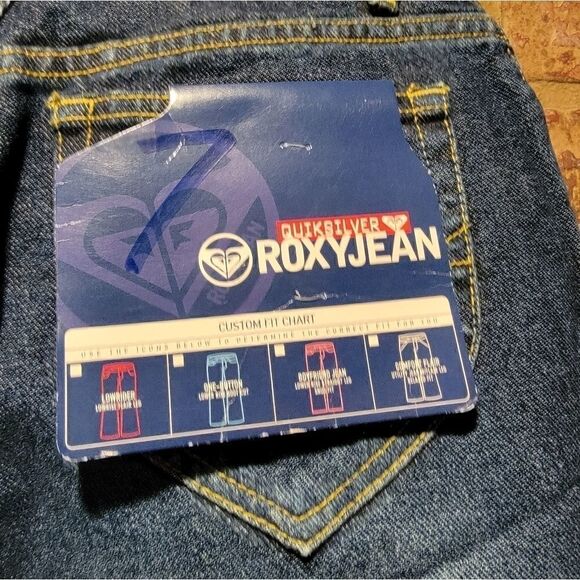 Roxy/Quicksilver Lowrider Flare Jeans NWT - Picture 5 of 6